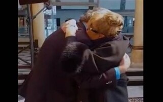 Emotional Reunion of Syrian Actress and Son