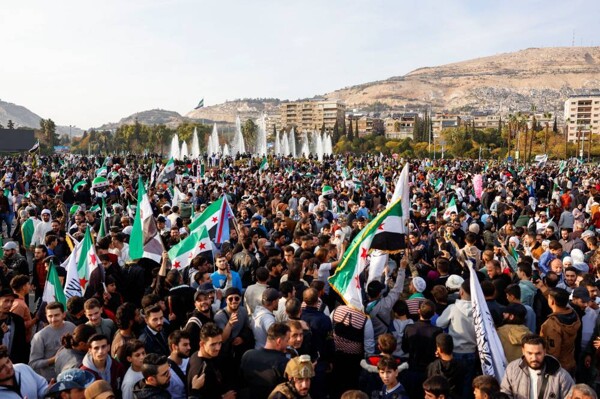 Protests in Syria against Israeli attacks